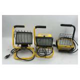 Portable Work Lights with Stands and Power Cords
