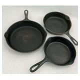 Wagner Ware Sidney Cast Iron Skillets Assortment