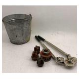 Ridgid Pipe Benders And Threading Dies Set