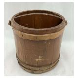 Geo. Bent Co. Staved Wood Bucket c. 1930s–50s