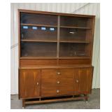 Stanley Mid-Century Modern China Hutch c. 1960s