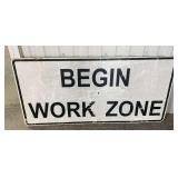 Aluminum, Out of Date Construction Sign