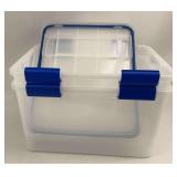 Plastic Storage Totes With Latching Lids