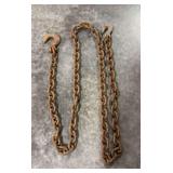 Forged USA Heavy Duty Rigging Chain with Hooks