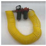 Air Filter/Regulator Combo with Coiled Air Hose