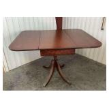 Duncan Phyfe Style Mahogany Drop-Leaf Table
