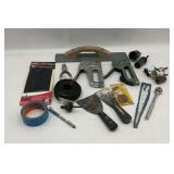 Assorted Hand Tools & Shop Supplies Lot