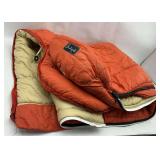 Slumberjack Orange Sleeping Bag With Hood