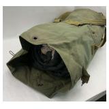 Canvas Duffel Bag with Sleeping Gear