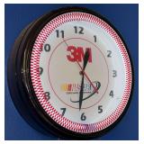 3M NASCAR Officially Licensed Wall Clock