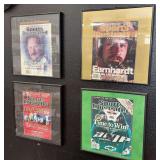 Framed Sports Illustrated NASCAR Magazines