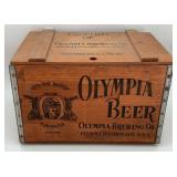 Olympia Brewing Co Wood Beer Crate Box