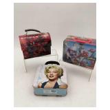 Spider-Man and Marilyn Monroe Tin Totes