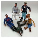 Assorted Action Figures and Character Dolls Group