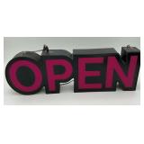 Open Illuminated Store Sign
