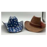 Bailey Straw and Bud Light Cowboy Hats