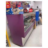 Custom Painted Display Case. 60x22x44