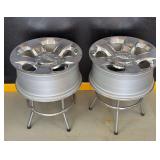 Chevrolet Chrome Wheel Stool Rims