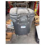 Semco 45 Gallon Plastic Rolling Trash Can