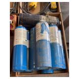 Assorted Propane and MAPP Gas Cylinders with Torch Attachments