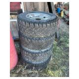 Cooper Discoverer S/T Maxx LT265/70R17 Tires Mounted on Rims - Set of 4