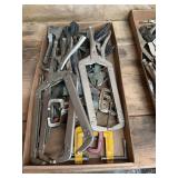 Assorted Locking Clamps and C-Clamps Tool Lot