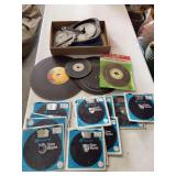 Assorted Saw Blades and Cutting Discs Collection