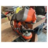 Bench Grinder with Adjustable Angle Guide and Grinding Disc