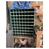 Industrial Steel Hardware Bin with Compartments
