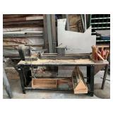 Rockwell Speed Wood Lathe with Stand, Chisels, and Wood Storage Trays