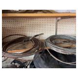 Coiled Steel Cable with Hook and Plumbing Auger Snake