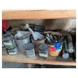 Assorted Hardware, Fasteners, and Storage Bins