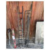 Assorted Metal Hardware and Decorative Ironwork