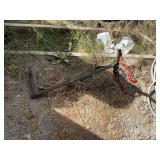 Metal Receiver Hitch Mount with Red Coated Hooks