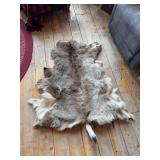 Tanned Deer Hide Pelt with Tail