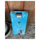 Blue Plastic Tote-Along Waste Water Tank