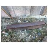 Heavy Steel Railway Track Section
