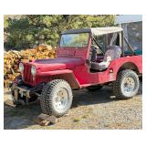 Willys 4x4 Jeep w/ Winch & Soft Top c. 1947–1952