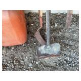 Metal Shovel with Wooden and Steel Handle
