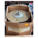 Bay State Pipeliner Abrasive Wheels for Weld Grinding and Pipe-End Beveling in Box