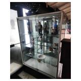 Glass Showcase With Contents 4' X 18' X 6' Tall