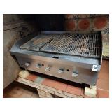 36' gas chargrill