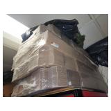 Bundles of pizza boxes