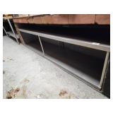 Stainless steel grill stand 90' x 22' x 30' tall