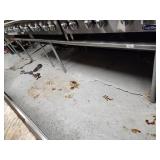 Stainless steel grill stand 9' x 30' x 2' tall