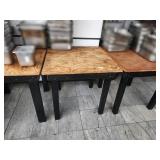 Wood Tables 32' X 32' X 31' Tall