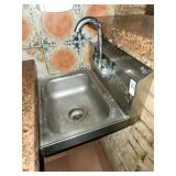 Stainless steel hand sink 15' x 17'