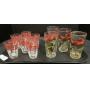 Mid Century Wild Fowl, Kitchen Glasses.