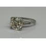 4 CT + or -  Diamond Ring Set in Platinum.