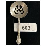 Sterling Silver Relish Spoon.